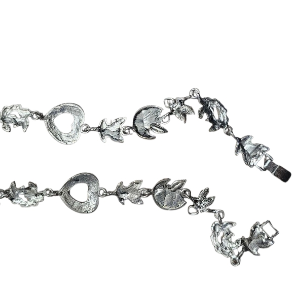 Silver Angel Heart Necklace - Picture 6 of 8